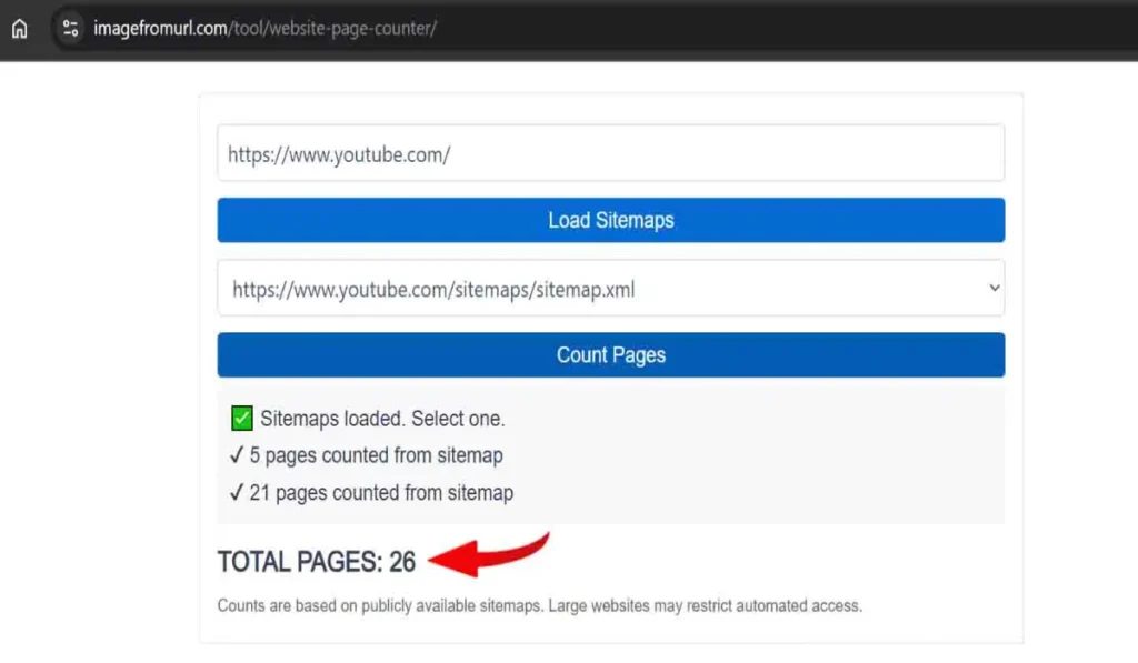 Total pages counter increasing